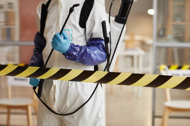Professional Trauma Scene Cleanup technician working in Ashton, IA